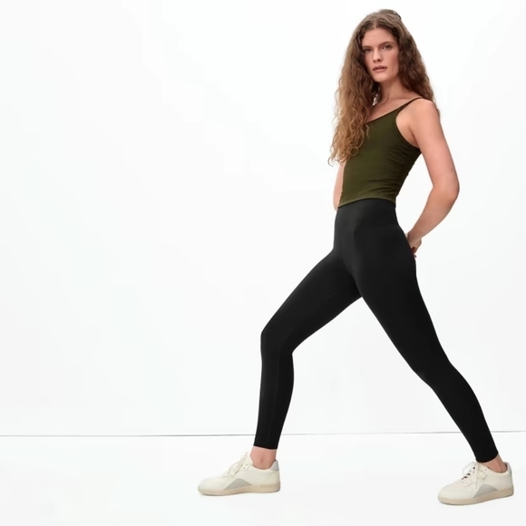 Everlane Legging The Perform Sculpt Seamless Black 26 Inseam - Picture 1 of 13